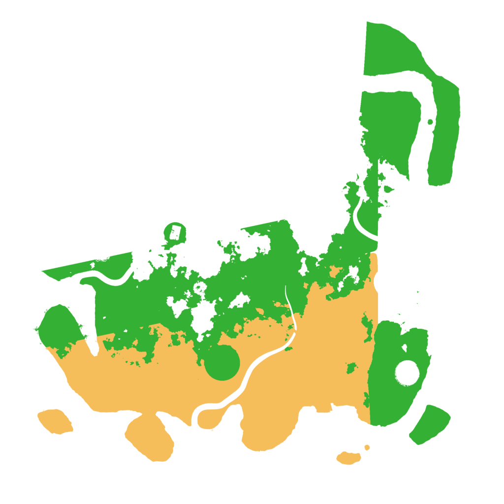 Biome Rust Map: Procedural Map, Size: 3750, Seed: 551898381