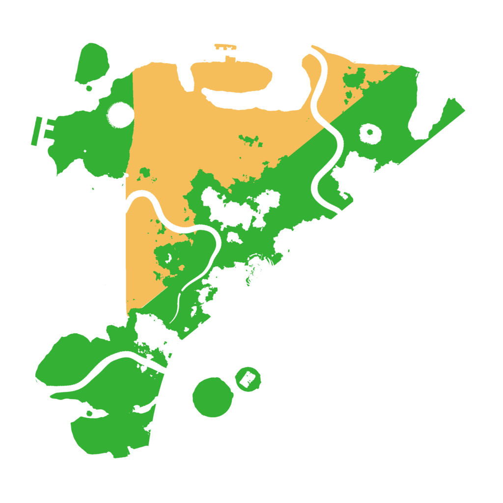 Biome Rust Map: Procedural Map, Size: 3500, Seed: 1922612086