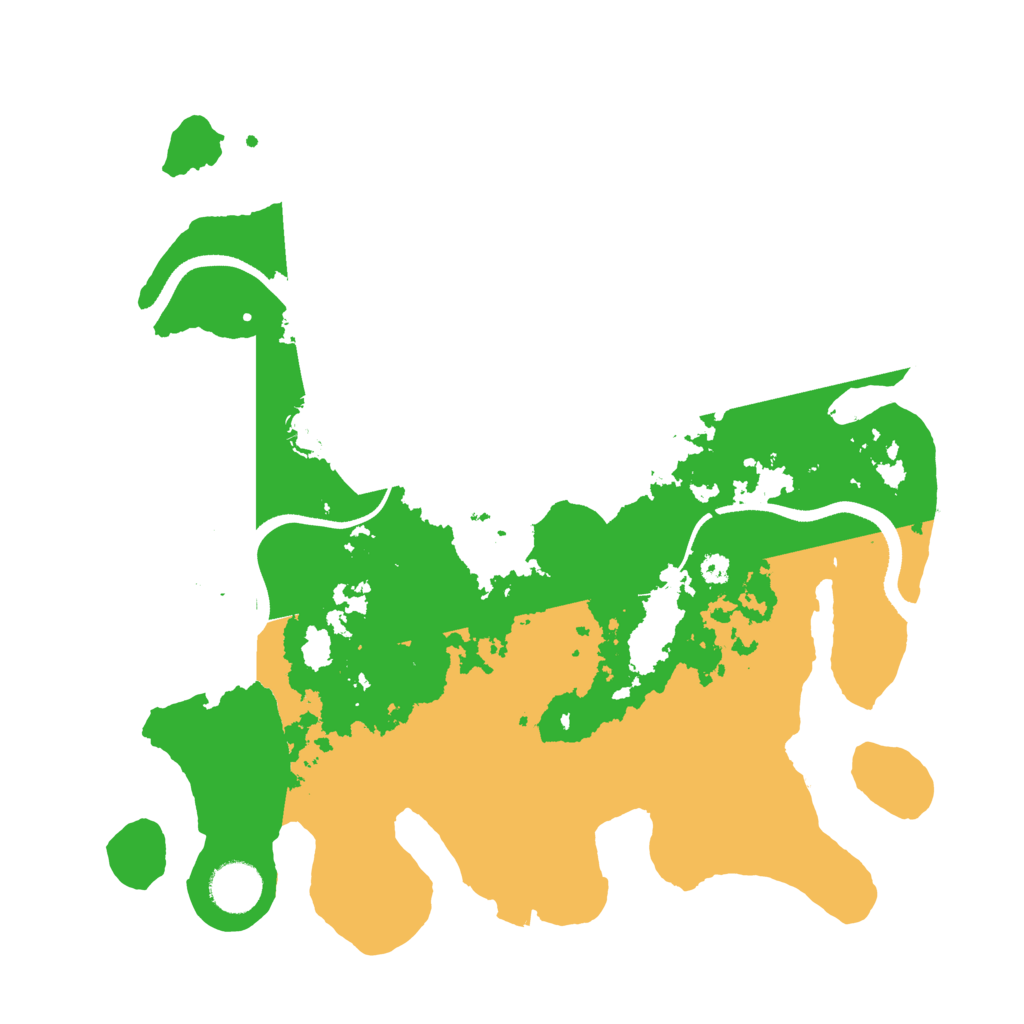 Biome Rust Map: Procedural Map, Size: 3500, Seed: 1136189577