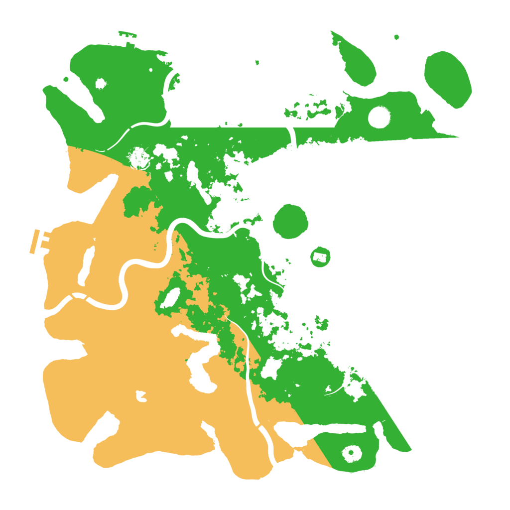 Biome Rust Map: Procedural Map, Size: 4200, Seed: 1409931360