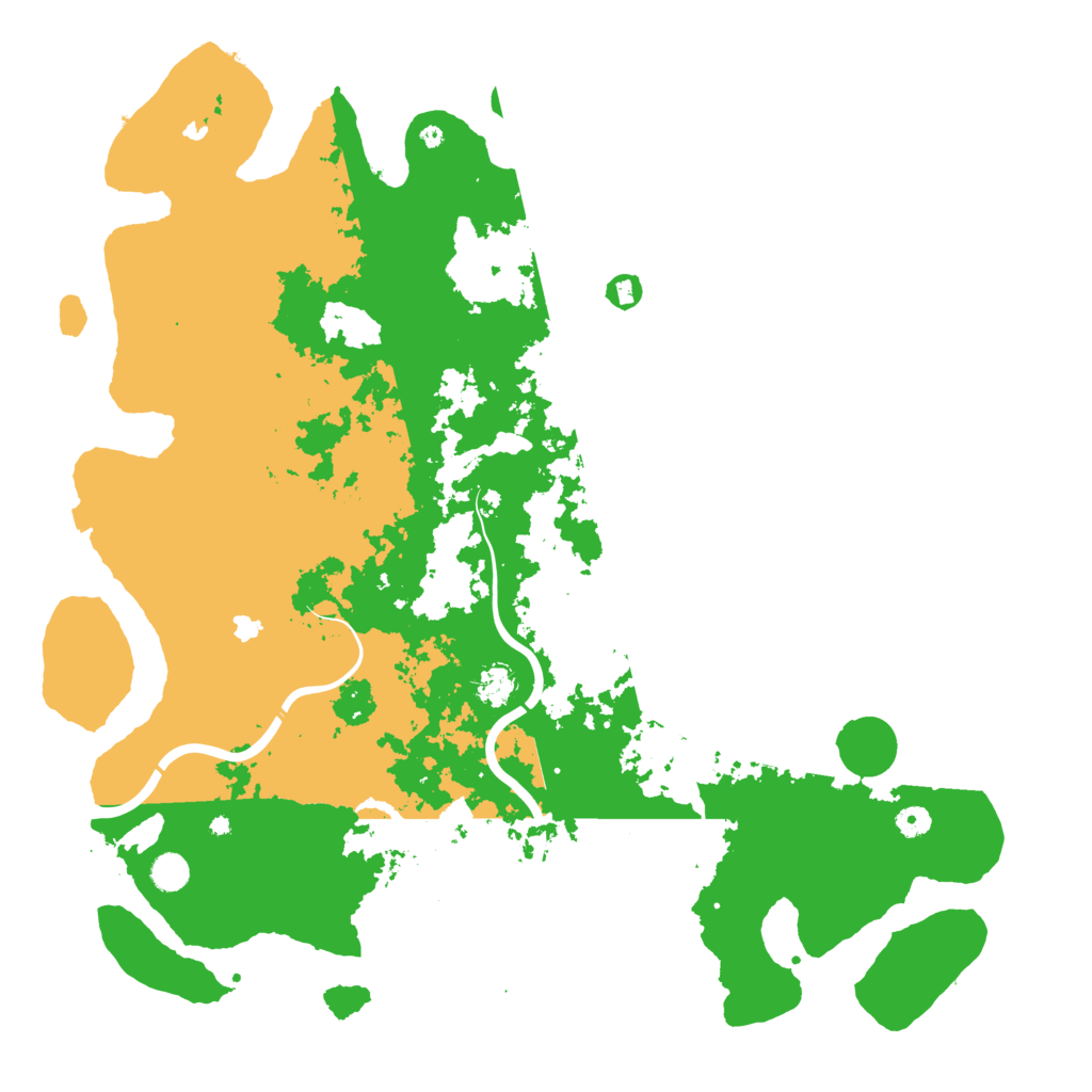 Biome Rust Map: Procedural Map, Size: 5000, Seed: 572381280