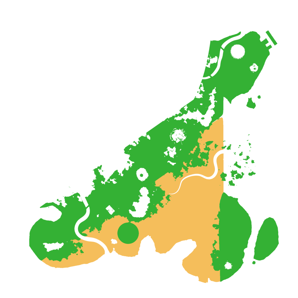 Biome Rust Map: Procedural Map, Size: 3700, Seed: 1879623405