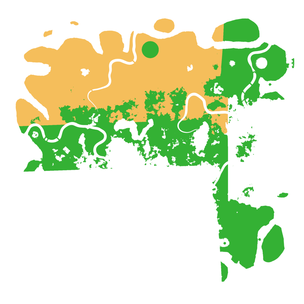 Biome Rust Map: Procedural Map, Size: 4750, Seed: 320261