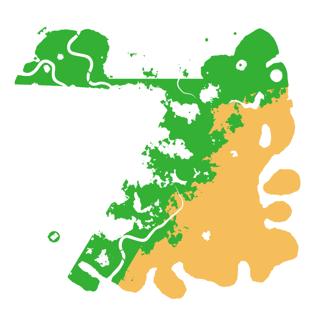 Biome Rust Map: Procedural Map, Size: 4500, Seed: 16223