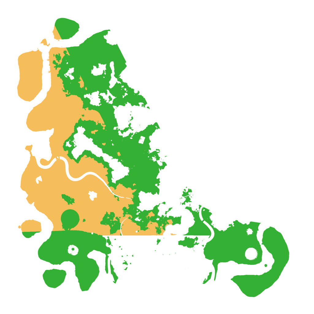 Biome Rust Map: Procedural Map, Size: 4500, Seed: 1843923967