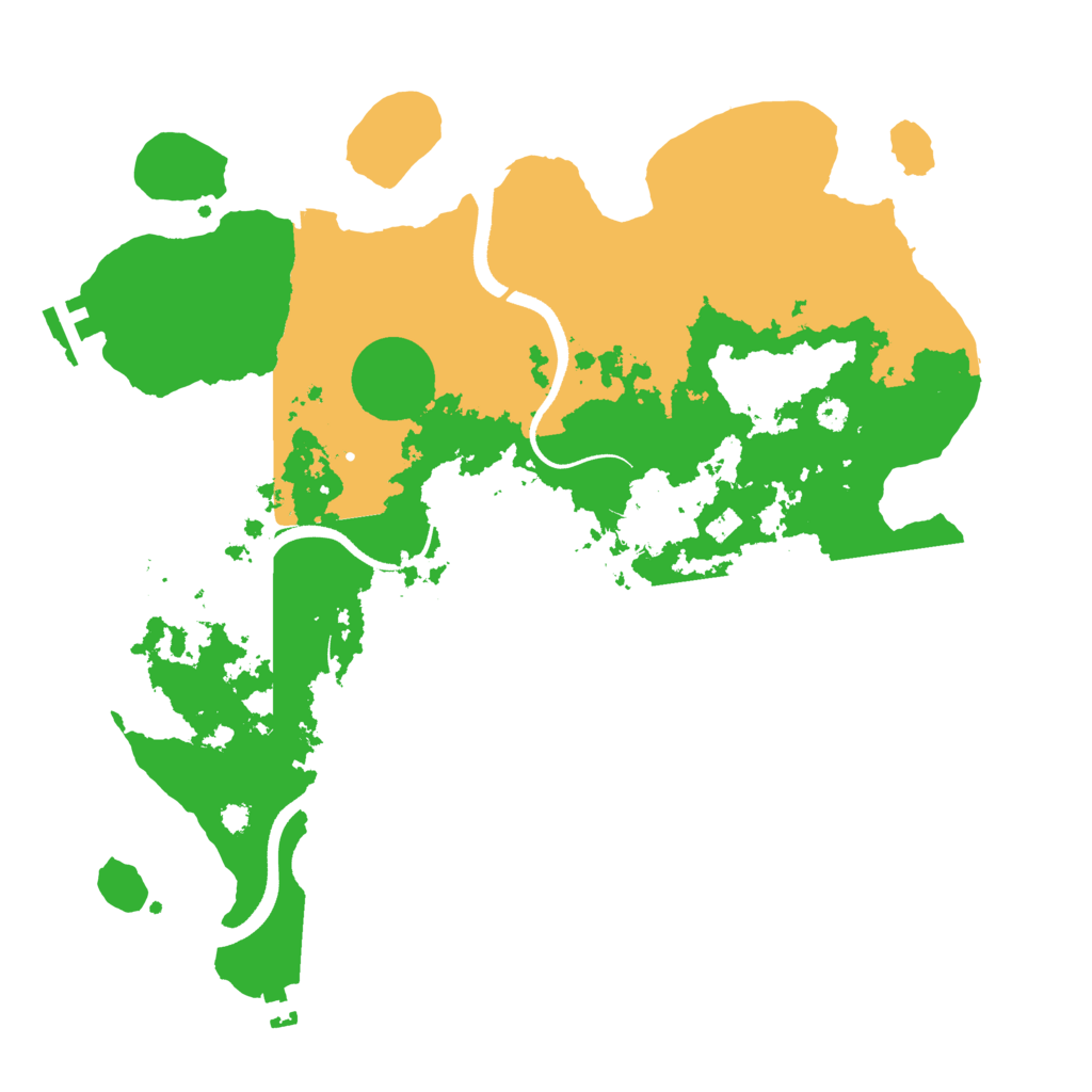 Biome Rust Map: Procedural Map, Size: 3475, Seed: 50000