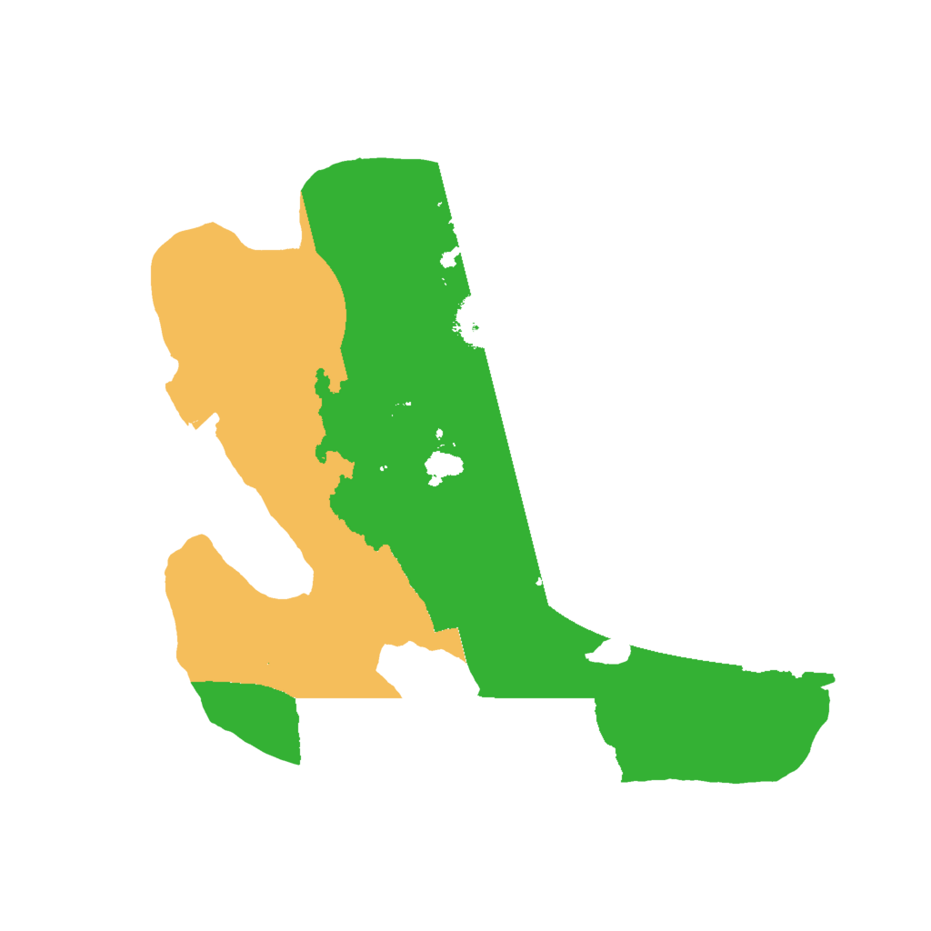 Biome Rust Map: Procedural Map, Size: 2000, Seed: 8327623