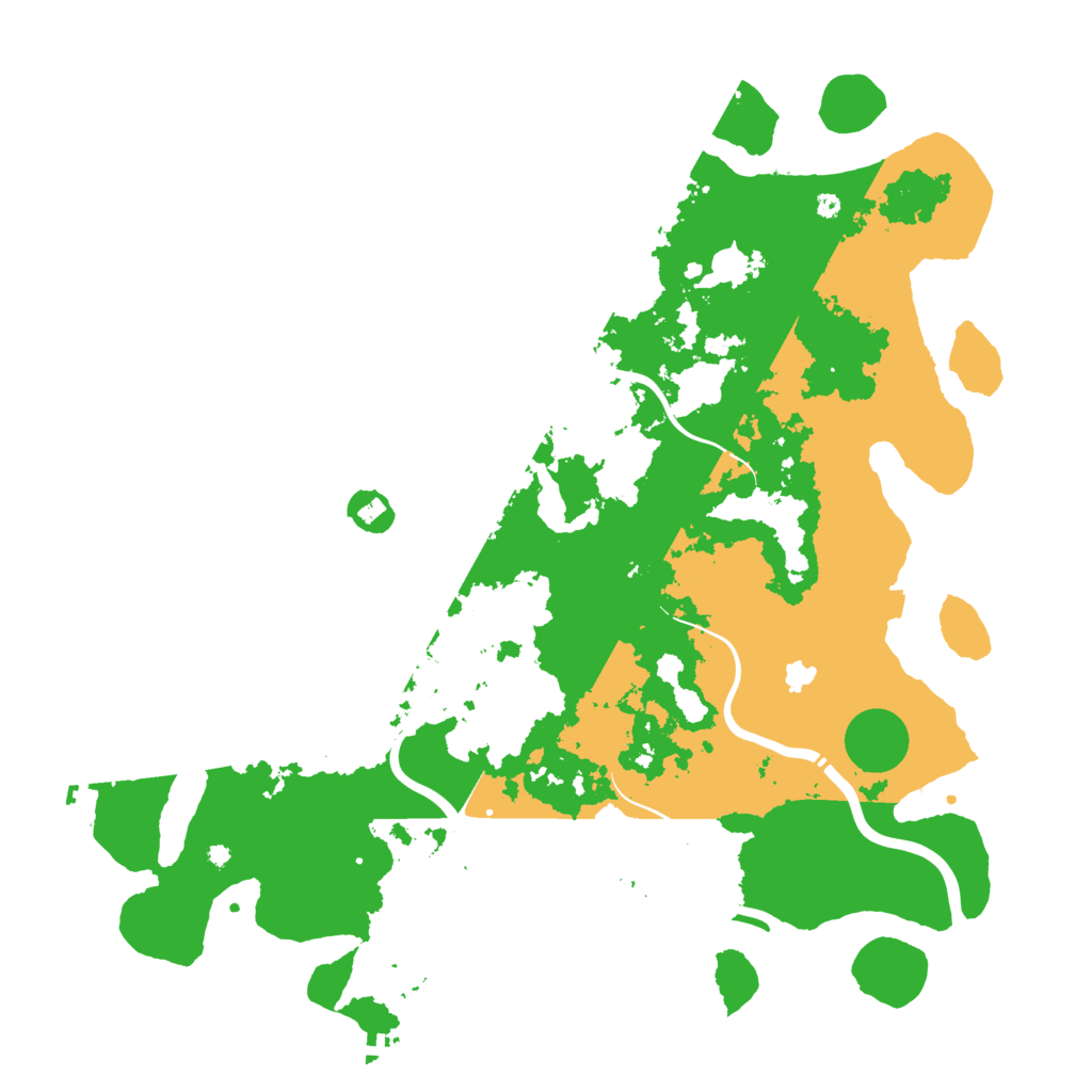 Biome Rust Map: Procedural Map, Size: 4500, Seed: 875718883