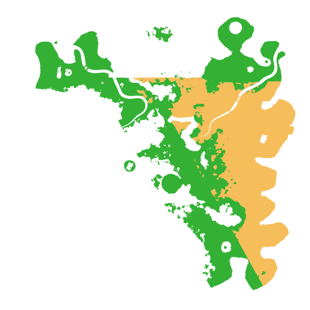 Biome Rust Map: Procedural Map, Size: 4350, Seed: 1822932820