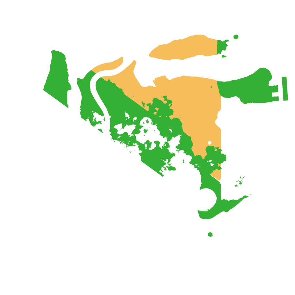 Biome Rust Map: Procedural Map, Size: 2500, Seed: 83918083