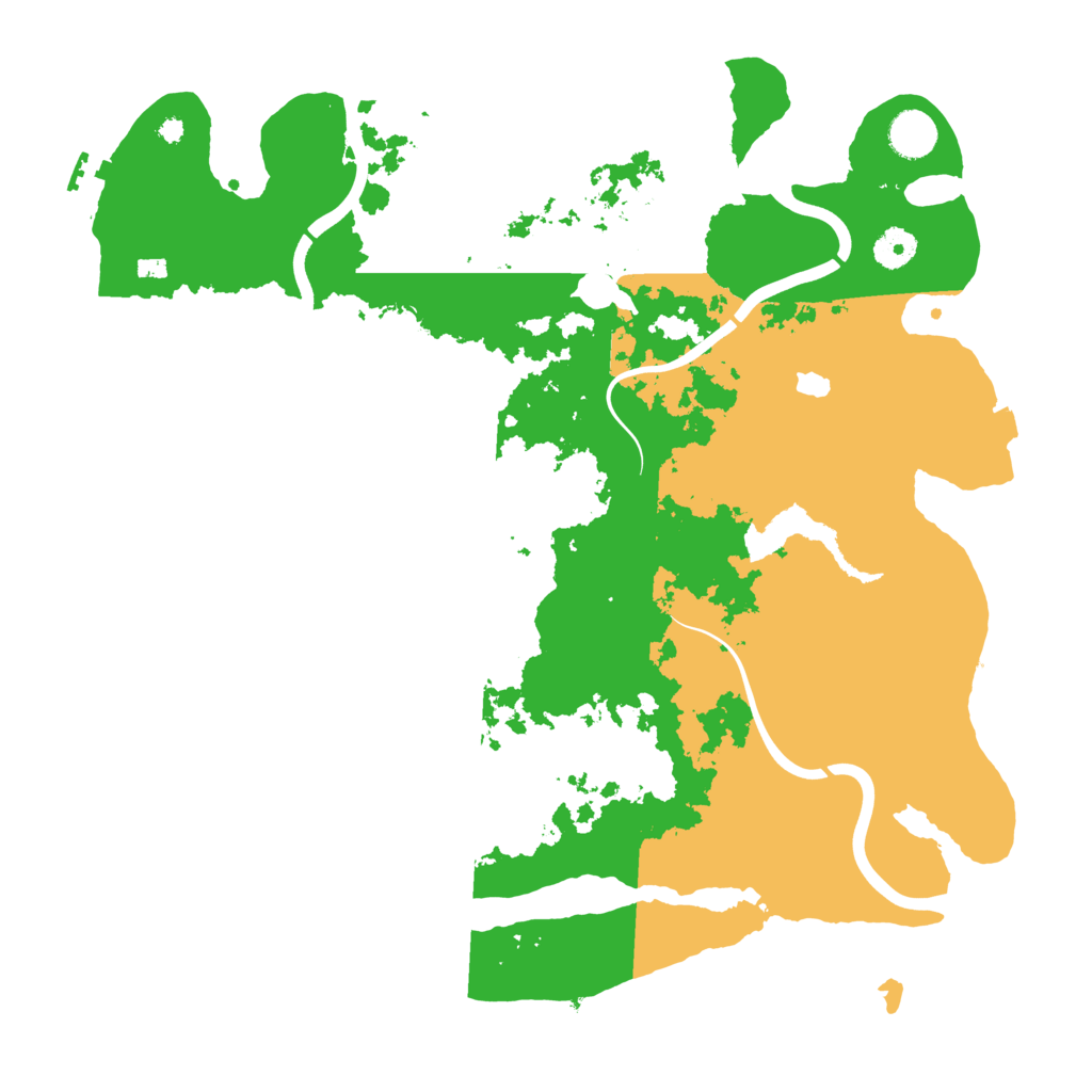 Biome Rust Map: Procedural Map, Size: 4000, Seed: 428814846