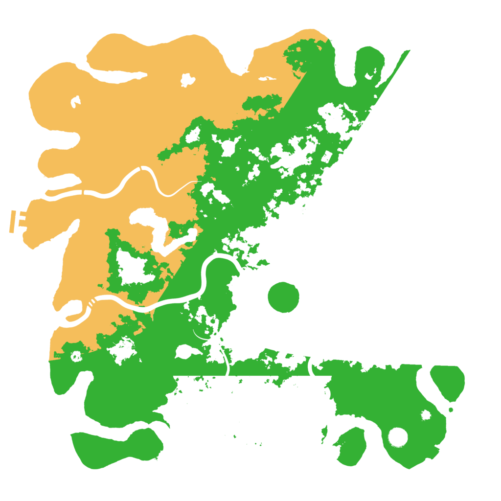 Biome Rust Map: Procedural Map, Size: 4500, Seed: 151681737