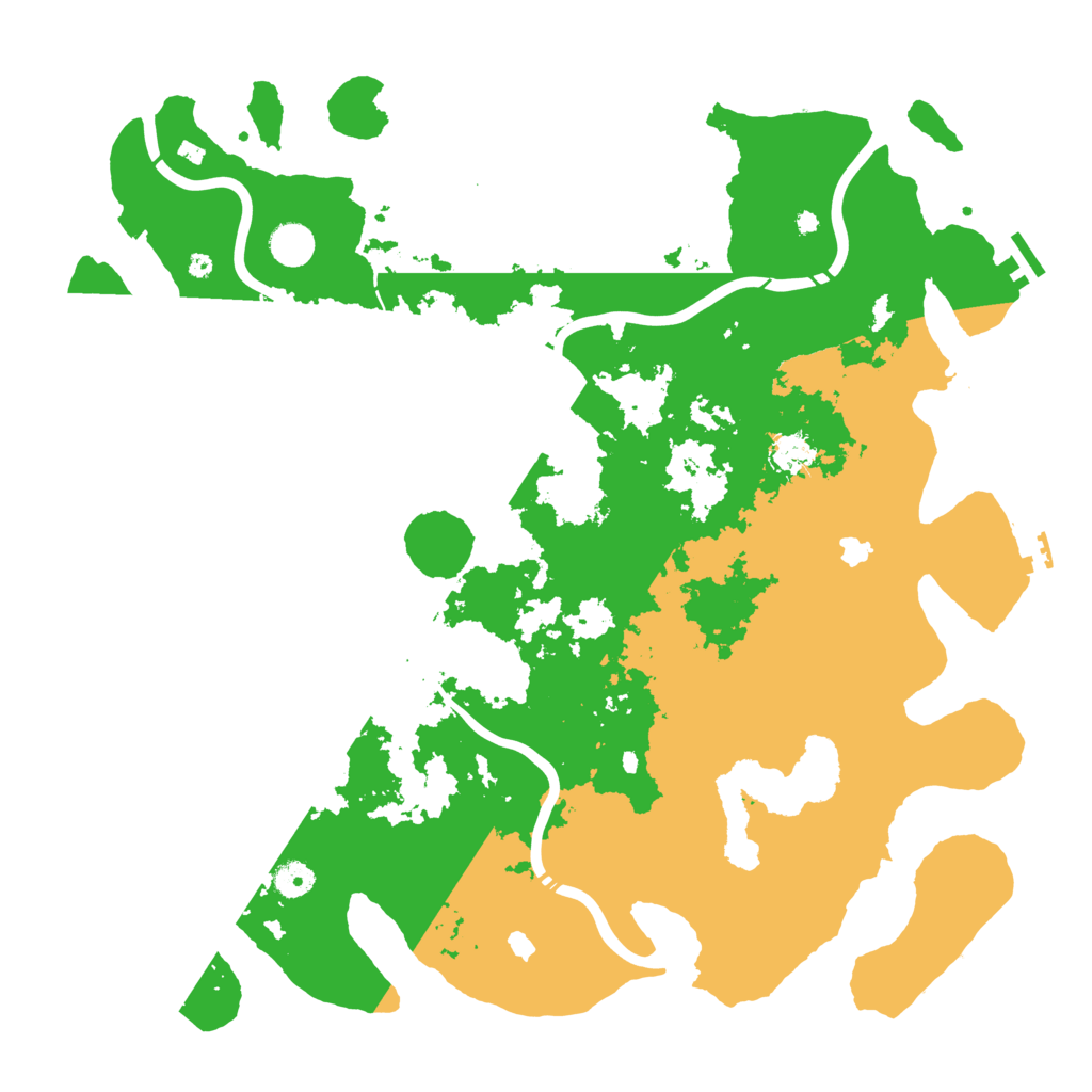 Biome Rust Map: Procedural Map, Size: 4500, Seed: 237956455