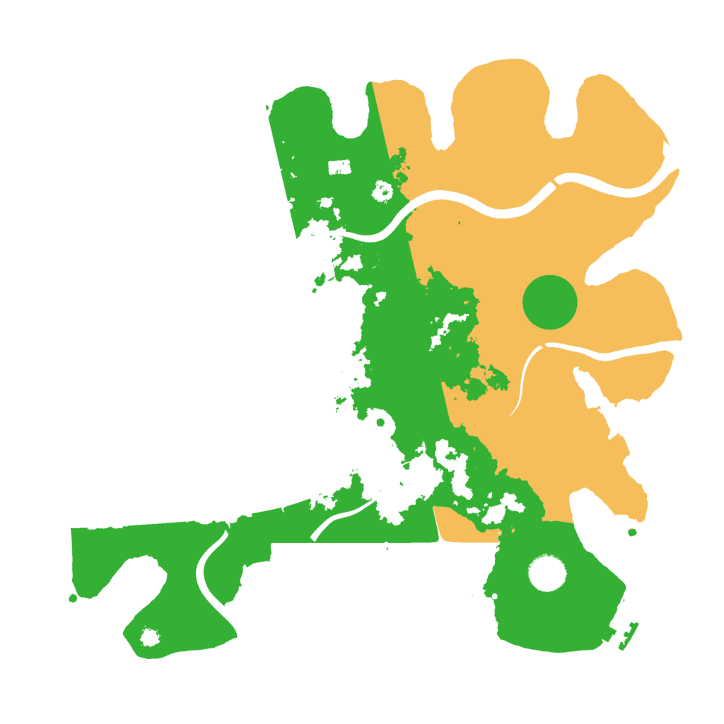 Biome Rust Map: Procedural Map, Size: 3500, Seed: 1617679730