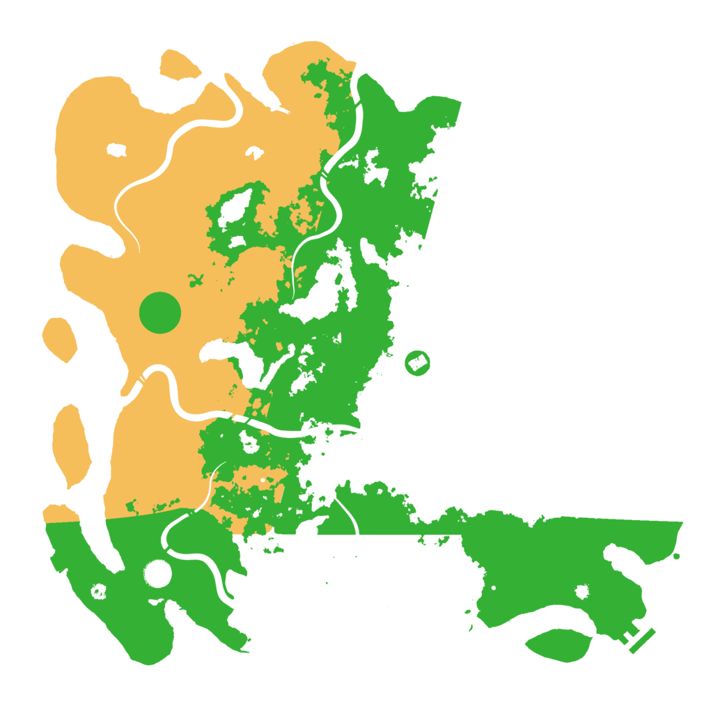 Biome Rust Map: Procedural Map, Size: 4500, Seed: 31679