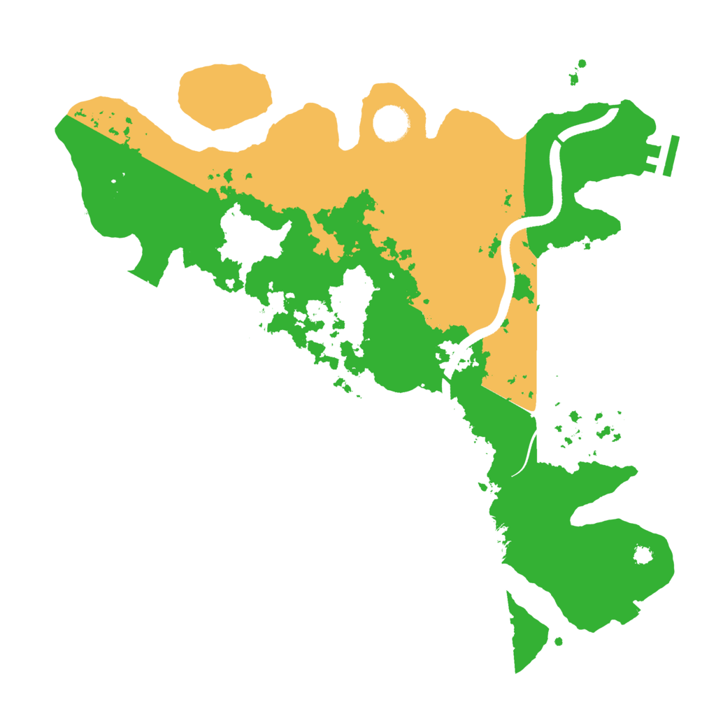 Biome Rust Map: Procedural Map, Size: 3500, Seed: 1520156179