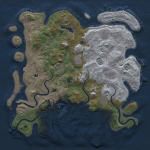Thumbnail Rust Map: Procedural Map, Size: 4250, Seed: 510633204, 15 Monuments
