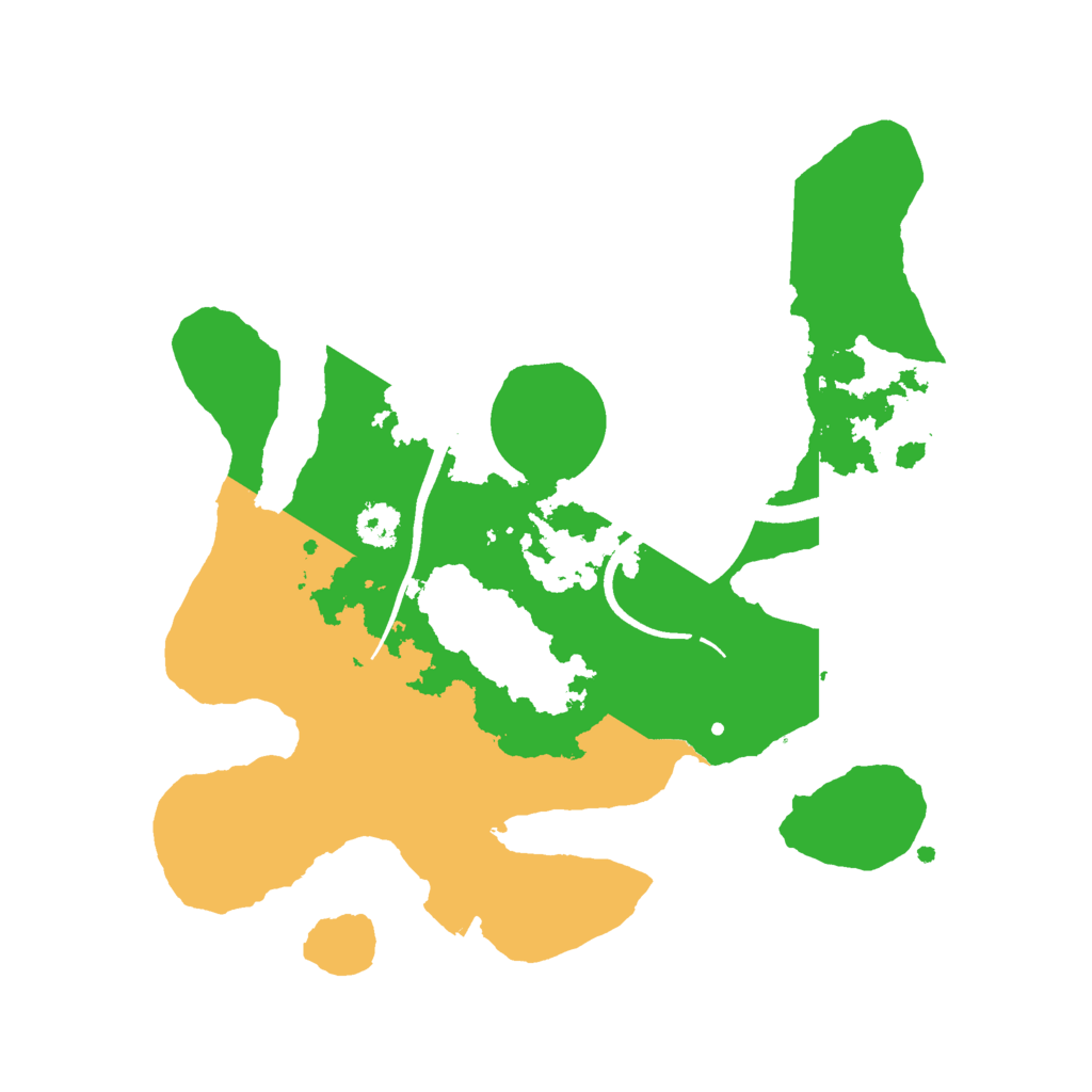 Biome Rust Map: Procedural Map, Size: 2500, Seed: 373697049