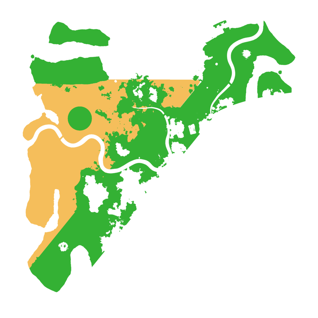 Biome Rust Map: Procedural Map, Size: 3500, Seed: 118903888
