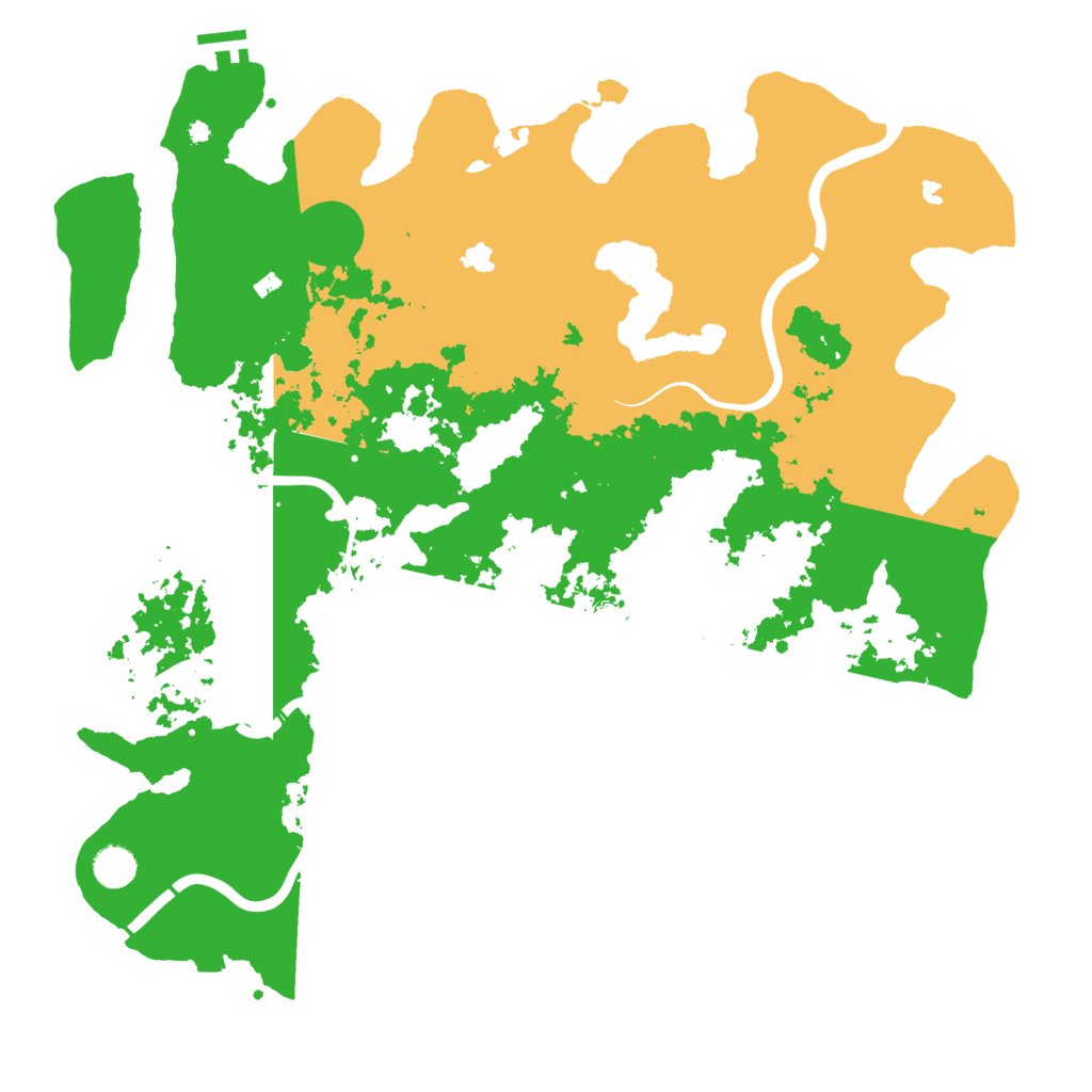 Biome Rust Map: Procedural Map, Size: 4500, Seed: 2061703142