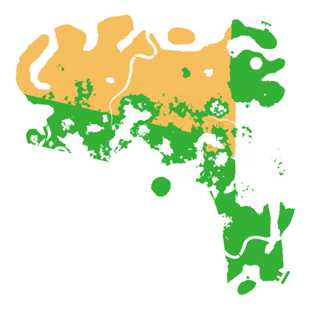 Biome Rust Map: Procedural Map, Size: 4500, Seed: 1620692107