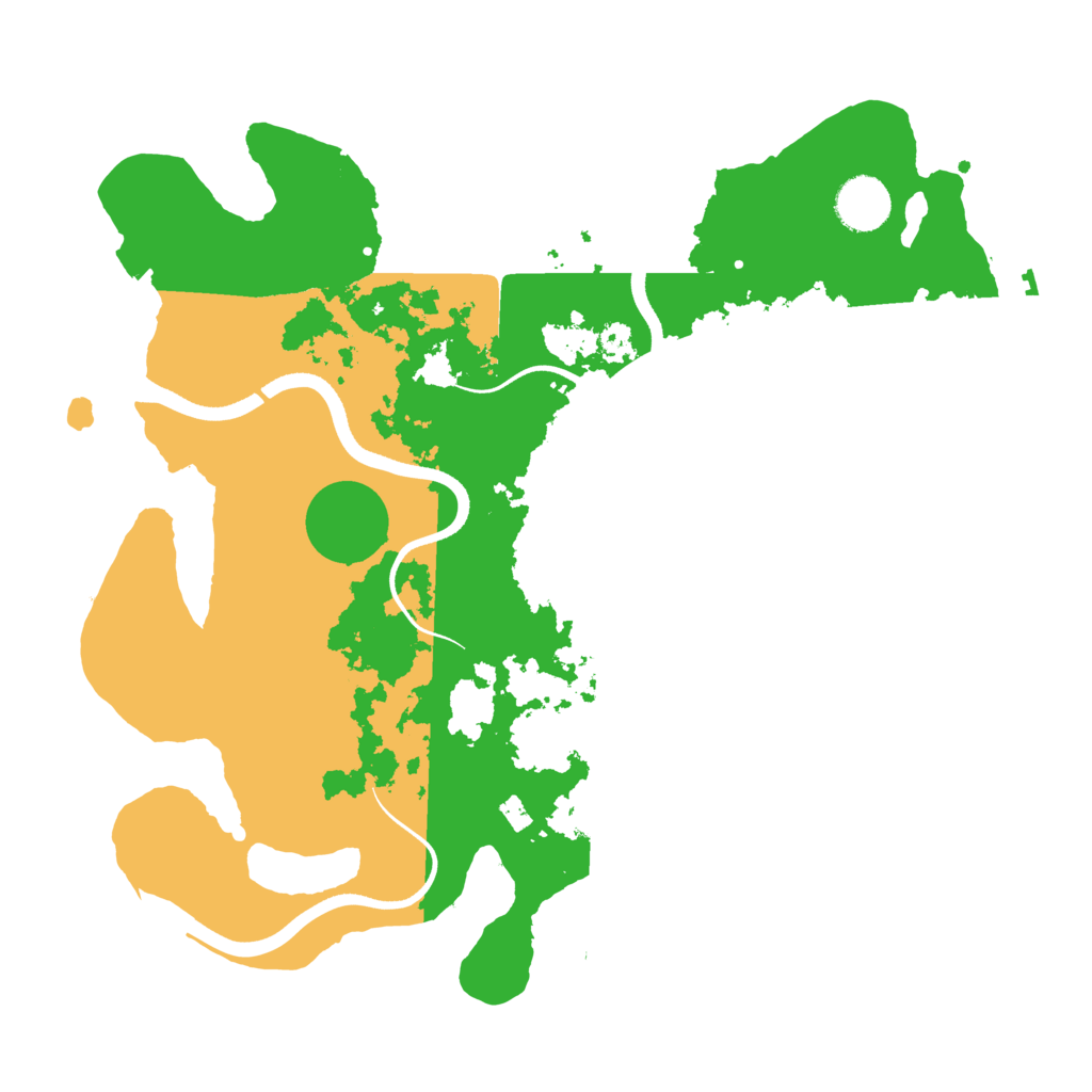 Biome Rust Map: Procedural Map, Size: 3500, Seed: 659