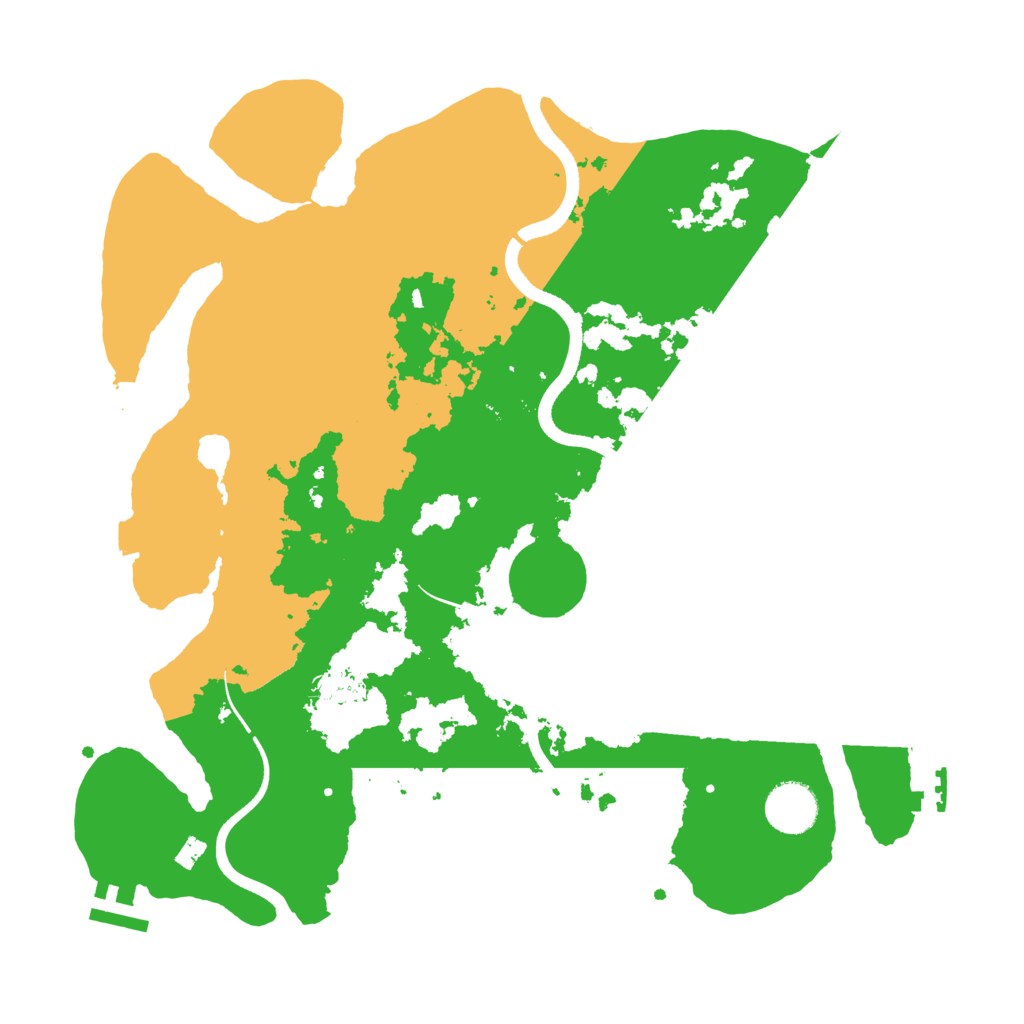 Biome Rust Map: Procedural Map, Size: 3500, Seed: 1899883040