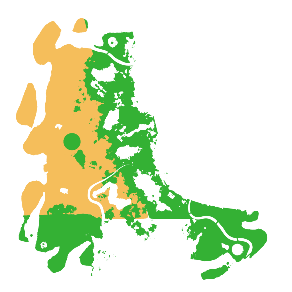 Biome Rust Map: Procedural Map, Size: 4500, Seed: 578748645