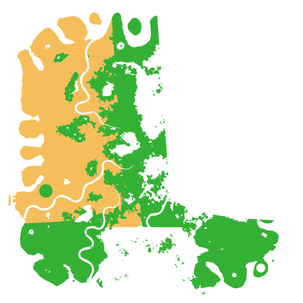 Biome Rust Map: Procedural Map, Size: 6000, Seed: 1668507367