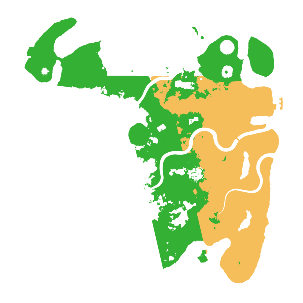 Biome Rust Map: Procedural Map, Size: 3812, Seed: 318192457