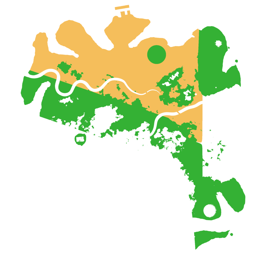 Biome Rust Map: Procedural Map, Size: 3800, Seed: 78189903