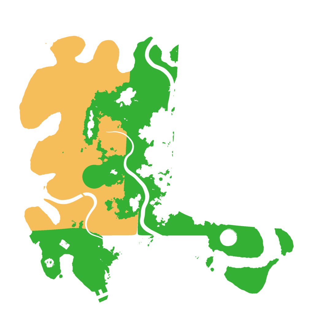 Biome Rust Map: Procedural Map, Size: 3500, Seed: 982126465