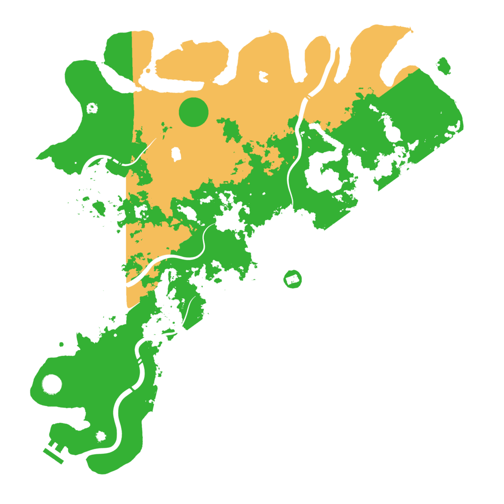 Biome Rust Map: Procedural Map, Size: 4500, Seed: 887025602