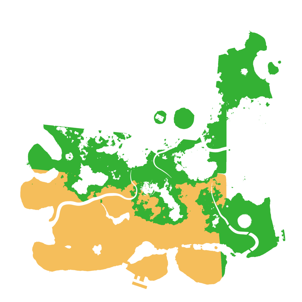Biome Rust Map: Procedural Map, Size: 4000, Seed: 619875487