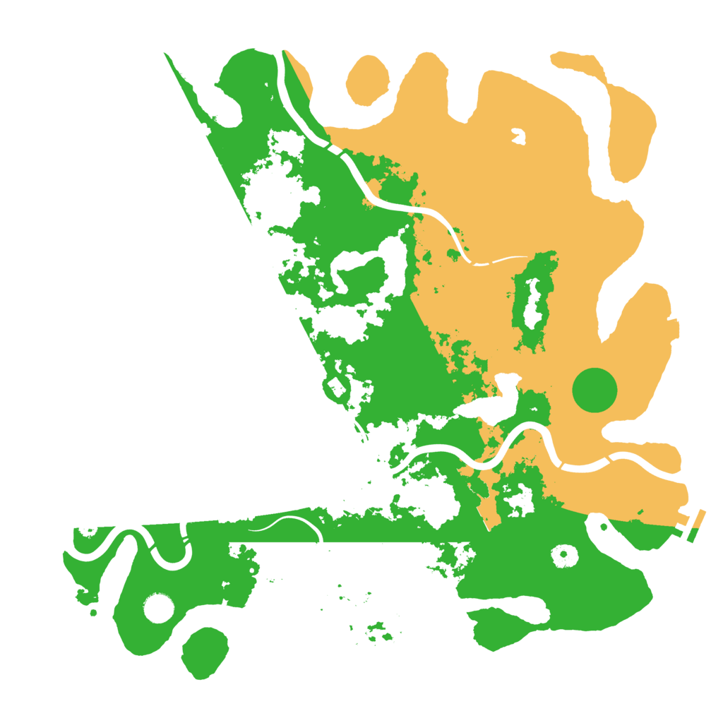 Biome Rust Map: Procedural Map, Size: 4250, Seed: 345777