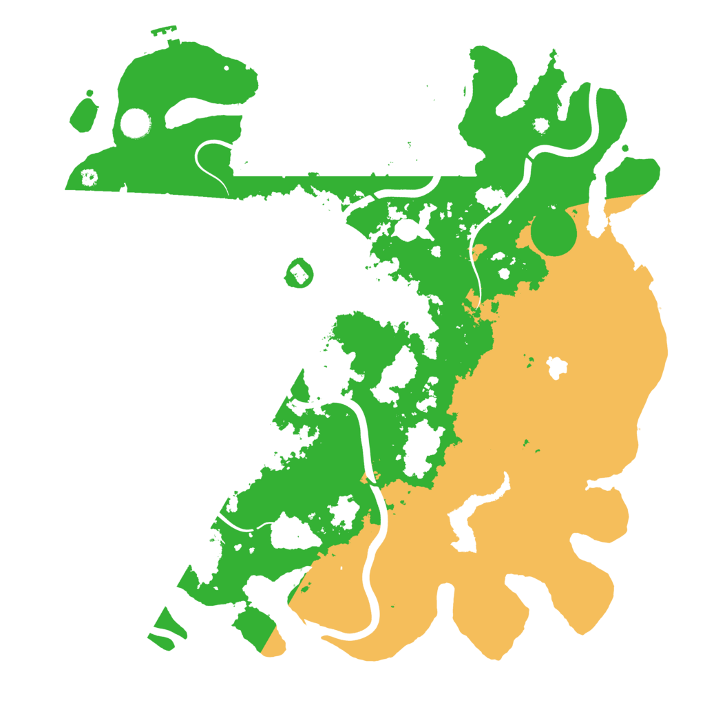 Biome Rust Map: Procedural Map, Size: 4150, Seed: 3004689