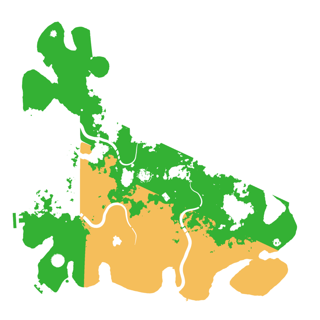 Biome Rust Map: Procedural Map, Size: 4250, Seed: 354951279