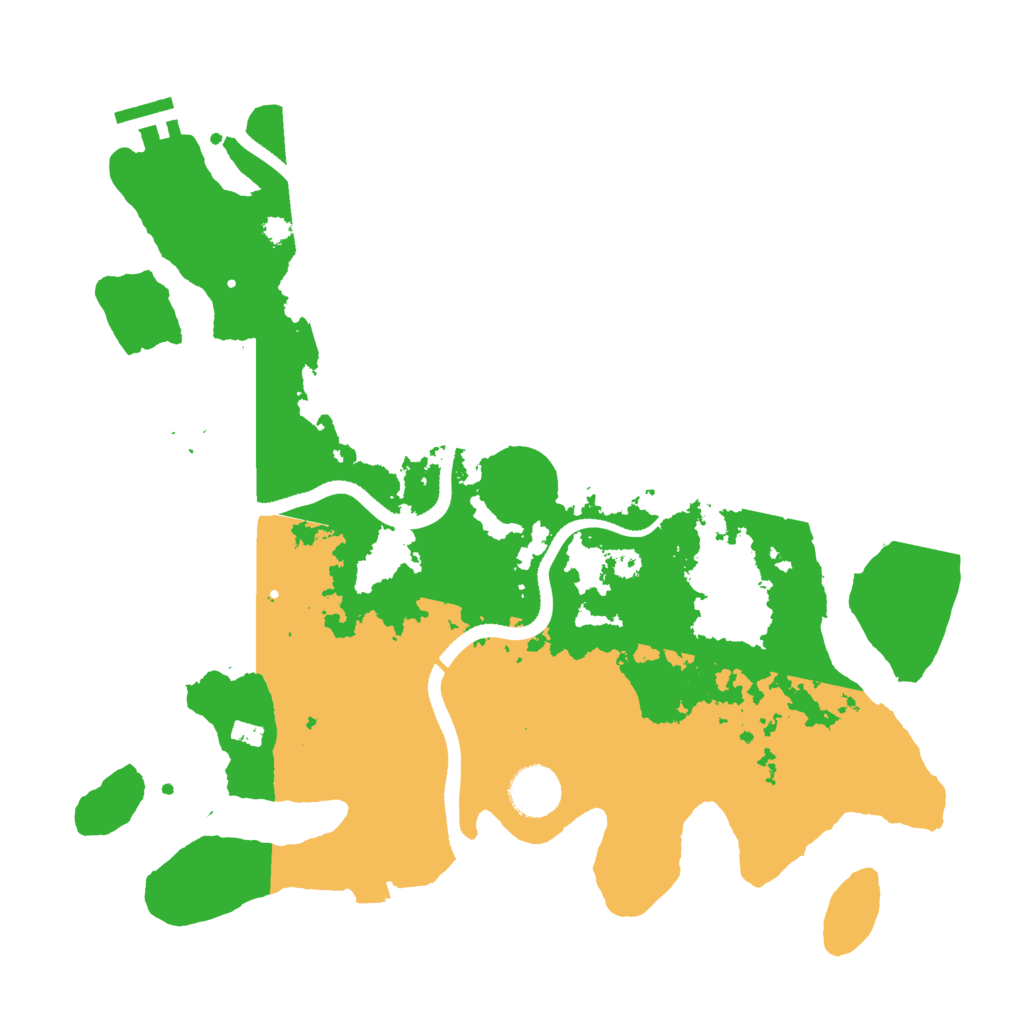 Biome Rust Map: Procedural Map, Size: 3500, Seed: 1490740245