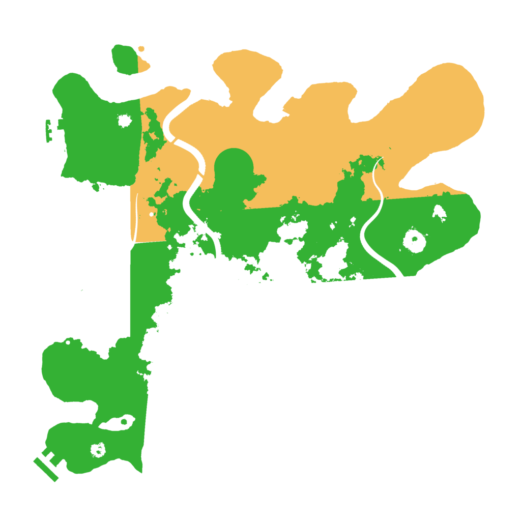 Biome Rust Map: Procedural Map, Size: 3500, Seed: 1408252380