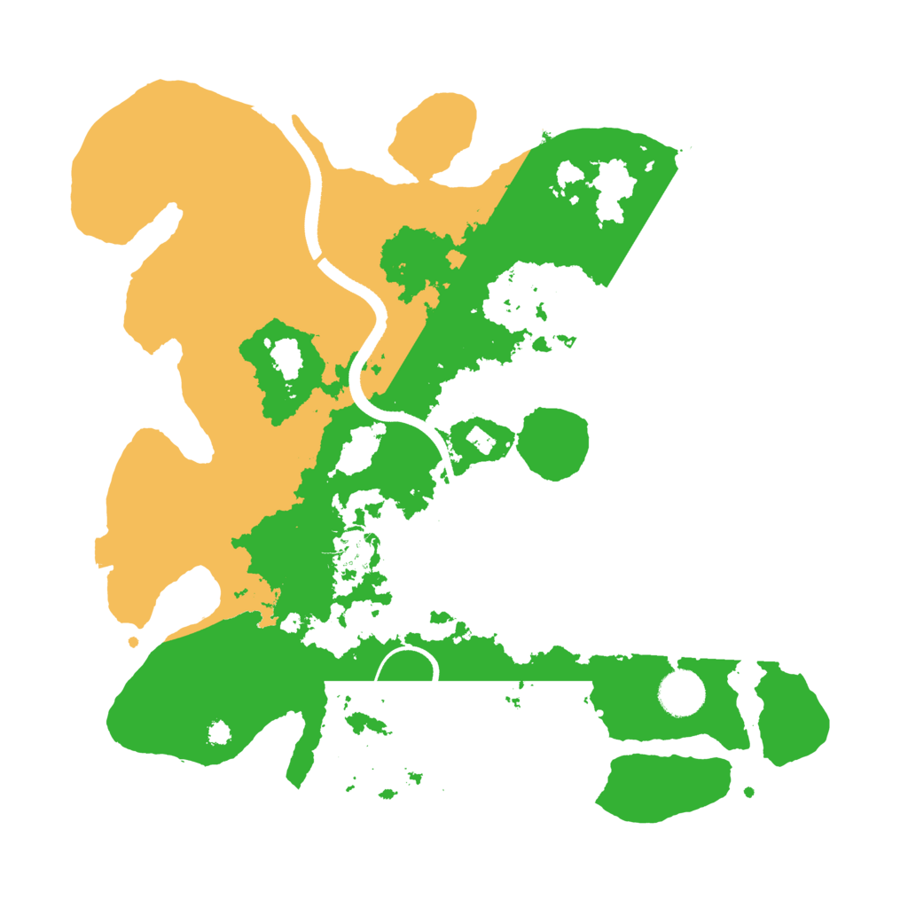 Biome Rust Map: Procedural Map, Size: 3500, Seed: 1906372352