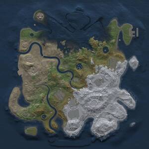 Thumbnail Rust Map: Procedural Map, Size: 3500, Seed: 806038814, 14 Monuments