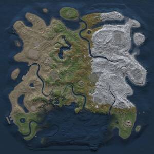 Thumbnail Rust Map: Procedural Map, Size: 4250, Seed: 696757891, 15 Monuments