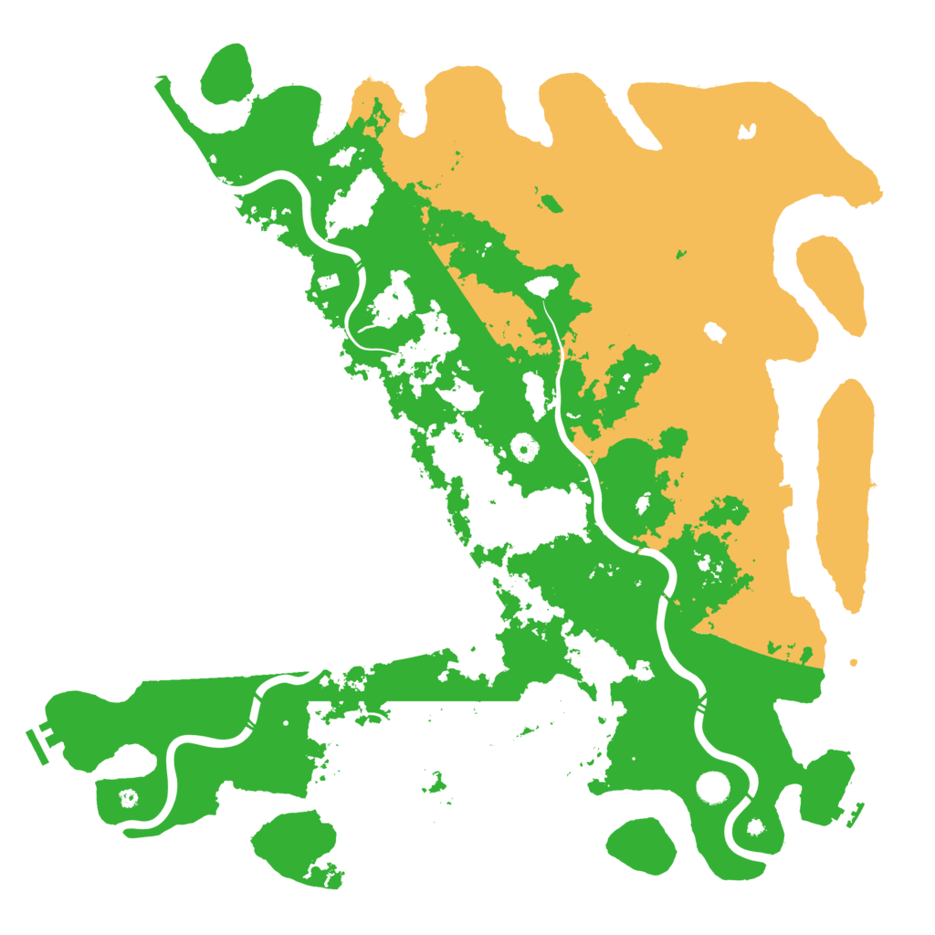 Biome Rust Map: Procedural Map, Size: 5000, Seed: 553635147