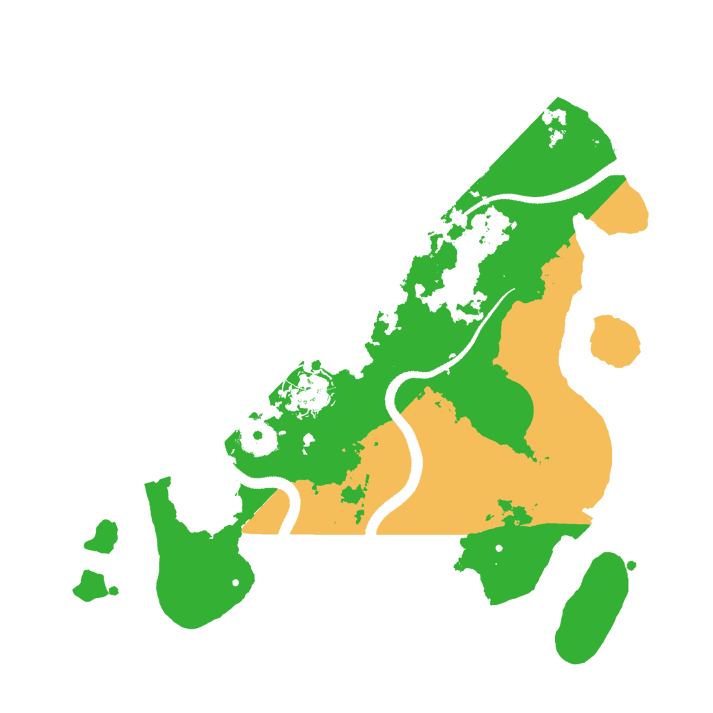 Biome Rust Map: Procedural Map, Size: 3000, Seed: 27124264