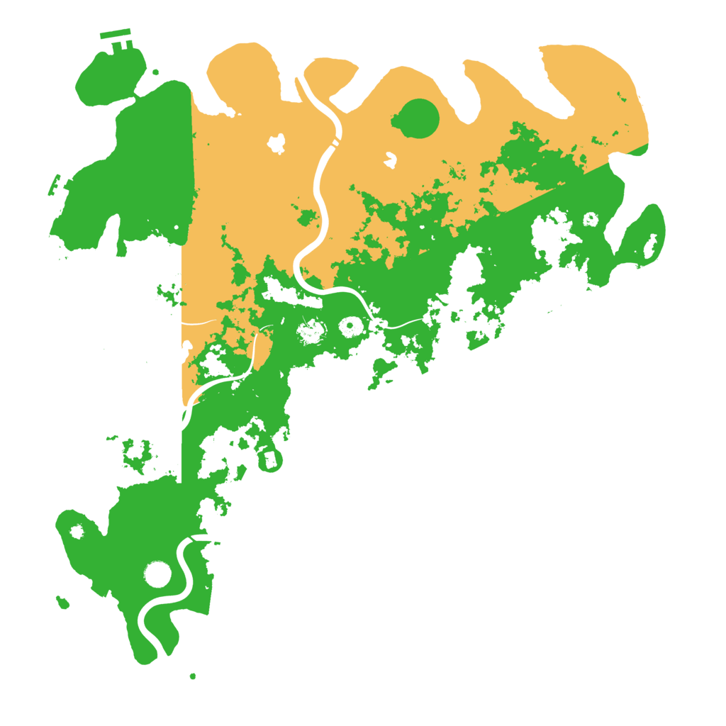 Biome Rust Map: Procedural Map, Size: 4800, Seed: 59378