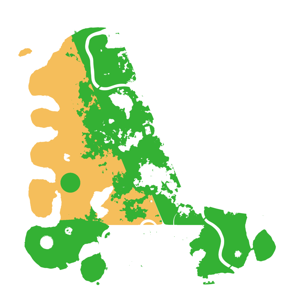 Biome Rust Map: Procedural Map, Size: 4000, Seed: 4322