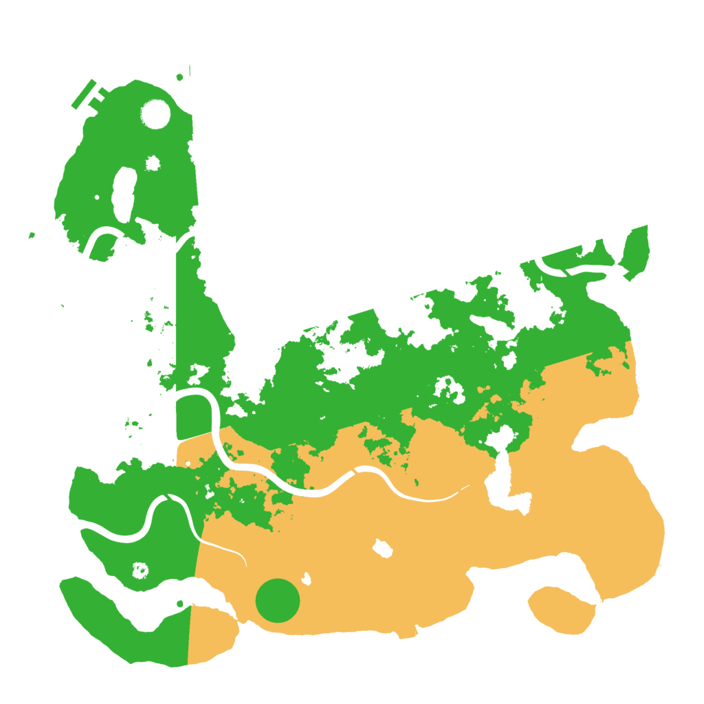 Biome Rust Map: Procedural Map, Size: 4200, Seed: 483282835