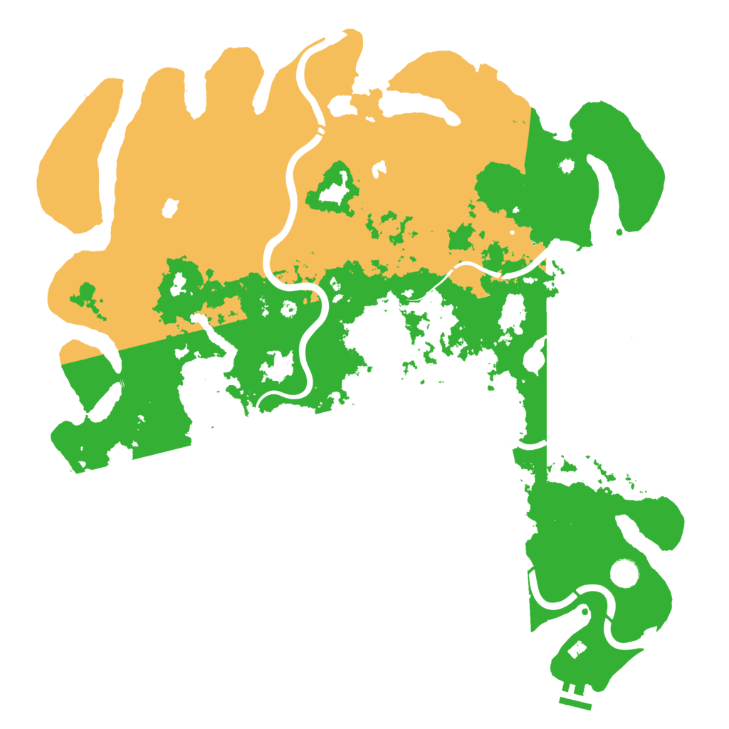 Biome Rust Map: Procedural Map, Size: 4500, Seed: 682174008