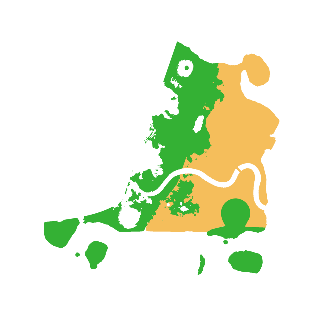 Biome Rust Map: Procedural Map, Size: 2800, Seed: 1566802671