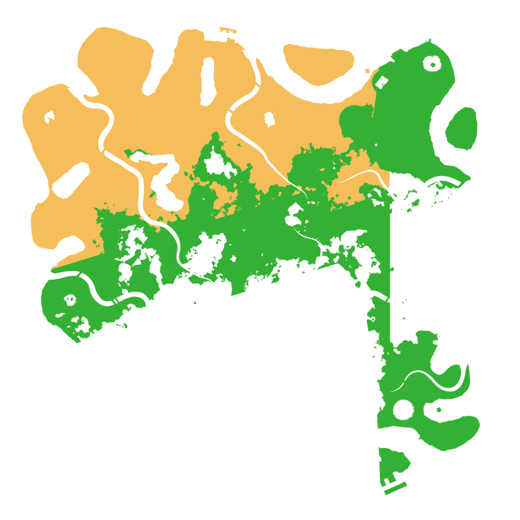 Biome Rust Map: Procedural Map, Size: 4500, Seed: 1318510801